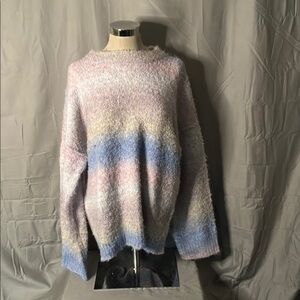 Wild Fable Pastel Striped Sweater